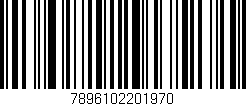 Código de barras (EAN, GTIN, SKU, ISBN): '7896102201970'