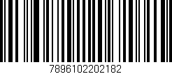 Código de barras (EAN, GTIN, SKU, ISBN): '7896102202182'