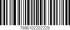 Código de barras (EAN, GTIN, SKU, ISBN): '7896102202229'