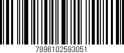 Código de barras (EAN, GTIN, SKU, ISBN): '7896102593051'