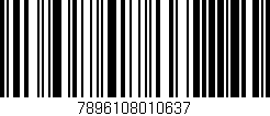 Código de barras (EAN, GTIN, SKU, ISBN): '7896108010637'