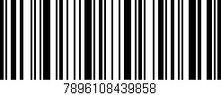 Código de barras (EAN, GTIN, SKU, ISBN): '7896108439858'