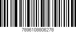 Código de barras (EAN, GTIN, SKU, ISBN): '7896108806278'