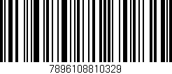 Código de barras (EAN, GTIN, SKU, ISBN): '7896108810329'
