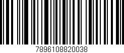 Código de barras (EAN, GTIN, SKU, ISBN): '7896108820038'