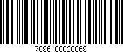 Código de barras (EAN, GTIN, SKU, ISBN): '7896108820069'