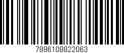 Código de barras (EAN, GTIN, SKU, ISBN): '7896108822063'