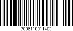 Código de barras (EAN, GTIN, SKU, ISBN): '7896110911403'
