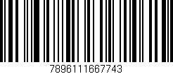 Código de barras (EAN, GTIN, SKU, ISBN): '7896111667743'