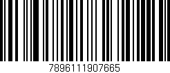 Código de barras (EAN, GTIN, SKU, ISBN): '7896111907665'