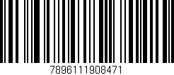 Código de barras (EAN, GTIN, SKU, ISBN): '7896111908471'