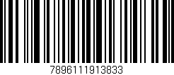 Código de barras (EAN, GTIN, SKU, ISBN): '7896111913833'