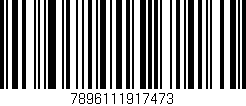 Código de barras (EAN, GTIN, SKU, ISBN): '7896111917473'