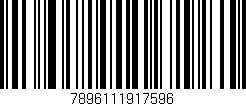 Código de barras (EAN, GTIN, SKU, ISBN): '7896111917596'