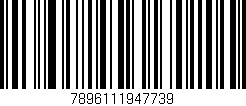 Código de barras (EAN, GTIN, SKU, ISBN): '7896111947739'