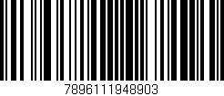 Código de barras (EAN, GTIN, SKU, ISBN): '7896111948903'