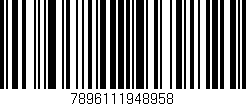Código de barras (EAN, GTIN, SKU, ISBN): '7896111948958'