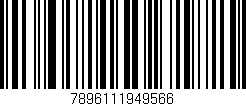 Código de barras (EAN, GTIN, SKU, ISBN): '7896111949566'