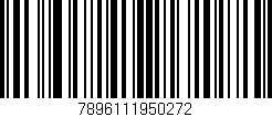 Código de barras (EAN, GTIN, SKU, ISBN): '7896111950272'