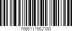 Código de barras (EAN, GTIN, SKU, ISBN): '7896111952160'