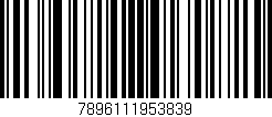 Código de barras (EAN, GTIN, SKU, ISBN): '7896111953839'