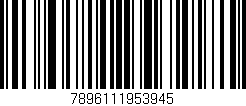 Código de barras (EAN, GTIN, SKU, ISBN): '7896111953945'