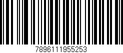 Código de barras (EAN, GTIN, SKU, ISBN): '7896111955253'