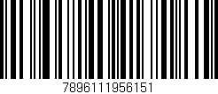 Código de barras (EAN, GTIN, SKU, ISBN): '7896111956151'