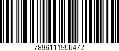 Código de barras (EAN, GTIN, SKU, ISBN): '7896111956472'