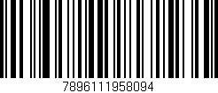 Código de barras (EAN, GTIN, SKU, ISBN): '7896111958094'