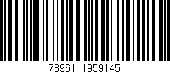 Código de barras (EAN, GTIN, SKU, ISBN): '7896111959145'