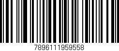 Código de barras (EAN, GTIN, SKU, ISBN): '7896111959558'