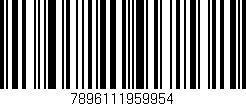 Código de barras (EAN, GTIN, SKU, ISBN): '7896111959954'
