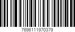 Código de barras (EAN, GTIN, SKU, ISBN): '7896111970379'