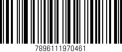 Código de barras (EAN, GTIN, SKU, ISBN): '7896111970461'