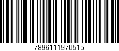 Código de barras (EAN, GTIN, SKU, ISBN): '7896111970515'