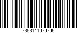 Código de barras (EAN, GTIN, SKU, ISBN): '7896111970799'
