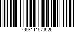 Código de barras (EAN, GTIN, SKU, ISBN): '7896111970928'