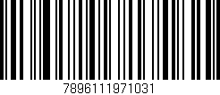 Código de barras (EAN, GTIN, SKU, ISBN): '7896111971031'