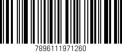 Código de barras (EAN, GTIN, SKU, ISBN): '7896111971260'