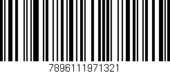 Código de barras (EAN, GTIN, SKU, ISBN): '7896111971321'