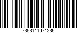 Código de barras (EAN, GTIN, SKU, ISBN): '7896111971369'