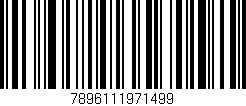 Código de barras (EAN, GTIN, SKU, ISBN): '7896111971499'
