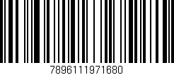 Código de barras (EAN, GTIN, SKU, ISBN): '7896111971680'