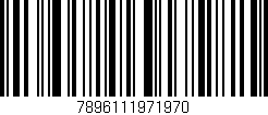 Código de barras (EAN, GTIN, SKU, ISBN): '7896111971970'