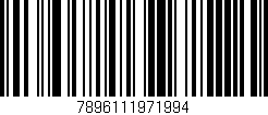 Código de barras (EAN, GTIN, SKU, ISBN): '7896111971994'