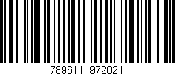 Código de barras (EAN, GTIN, SKU, ISBN): '7896111972021'