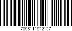 Código de barras (EAN, GTIN, SKU, ISBN): '7896111972137'