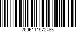 Código de barras (EAN, GTIN, SKU, ISBN): '7896111972465'