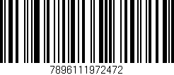 Código de barras (EAN, GTIN, SKU, ISBN): '7896111972472'
